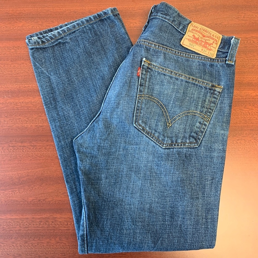 Vintage Men's 501 Levi's High-Rise Mom Jeans